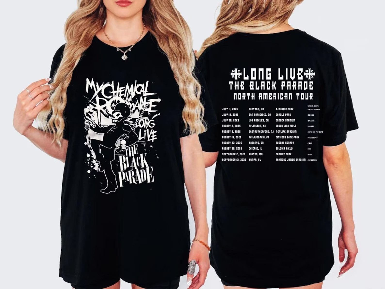 My Chemical Romance The Black Parade 2025 Tour T-Shirt