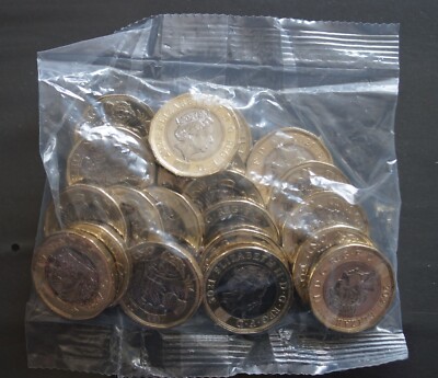 NEU Selten - 2021 £1 ONE POUND COINS - FULL SEALED BAG