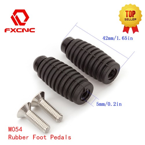 Front Rubber Brake Pedal Foot Shift Peg For Racing Sportbike Street Motorcycles - Picture 6 of 19