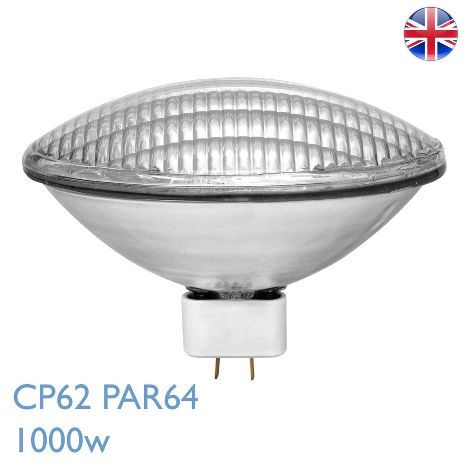 PHOTOLUXE CP62 EXE 1000w 240v PAR64 GX16d MFL Sealed Beam Halogen Parcan Bulb - Image 2 of 4