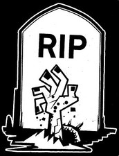 Zombie R.i.p Gravestone Family Car Decal Sticker  The Walking Dead
