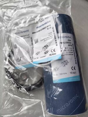 1pcs microsonic Ultrasonic Sensor dbk+4/Empf/M12/3BEE/M18