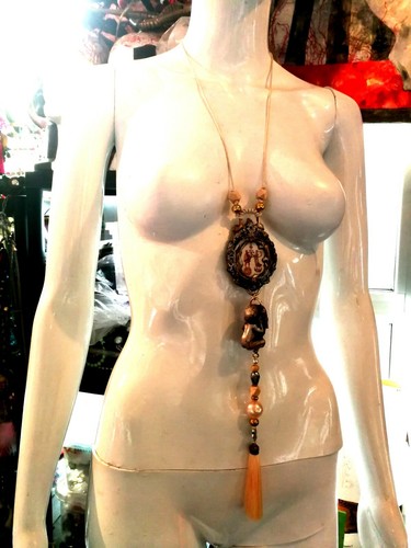 Magic Talisman Alchemy Amulet Pendant Necklace Paracelsus Locket Layered Lariat - Picture 5 of 24