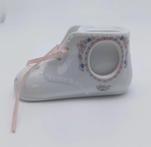 Banco de zapatos de cerámica Precious Moments y soporte para fotos 2 1/2"" t x 4 1/2"" w - Imagen 9 de 9
