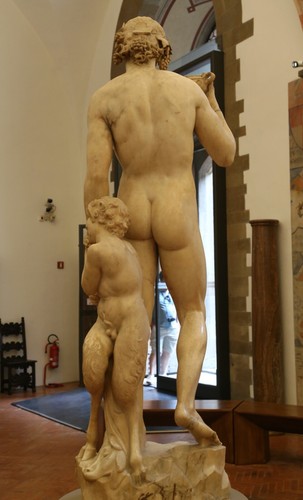 Rare Authentic Victorian 14K Gold Rose Diamond Cornucopia Faun Phallic Stick Pin - Picture 3 of 3