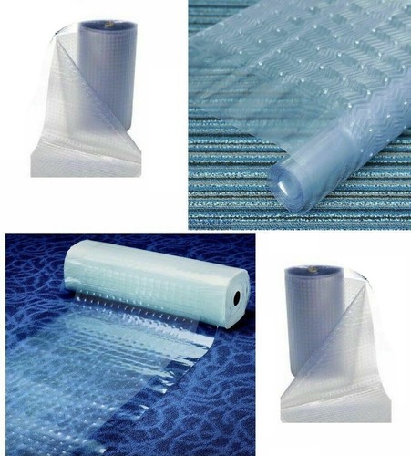Clear Carpet Protector Guard Runner Plastic Vinyl Hallway Anti Non-Slip Mat Roll - Picture 3 of 3