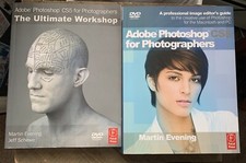 NEW Lot 2 Adobe Photoshop CS5 for Photographers by Martin Evening Paperback Book