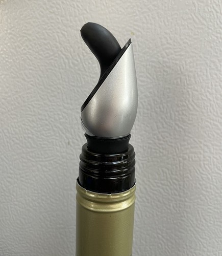 Wine Pourer Houdini Deluxe with Stopper Black Original version - Picture 6 of 8