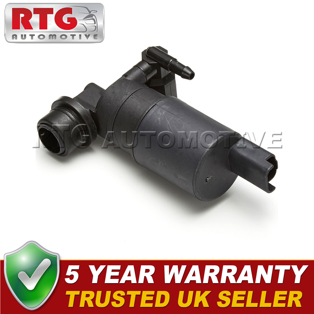 Renault Master Trafic Windscreen Washer Pump 2003-10 Front & Rear Twin Outlet | UK