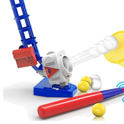 Kids Outdoor Baseball and Tennis Pitching Machine - Ultimate Gift for Boys