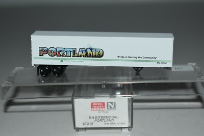 Bn Intermodal N Scale MTL 67210 BN Intermodal Portland 45' Trailer 237862 C21830 | eBay