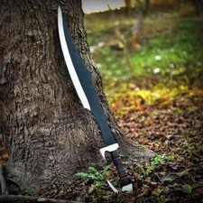 300 Spade Spartane Replica Re Leonidas D2 Fodero Acciaio Pelle Fatto a Mano