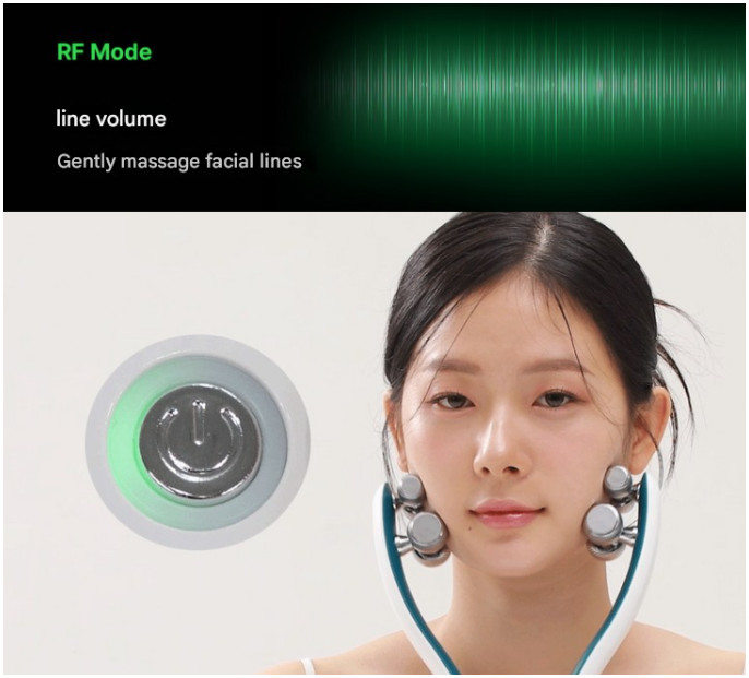 Honbody V-Shape Face Line Massger EMS Roller Anti-Wrinkles Lifting Anti-Ageing