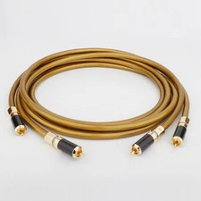 Cardas Style OCC Copper HiFi RCA Cable Hi-Fi Audio Signal Interconnect Cord Line