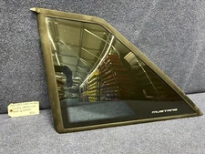 87-93 Mustang LH Driver Hatch 1/4 Quarter Window Glass Hatchback Factory OEM