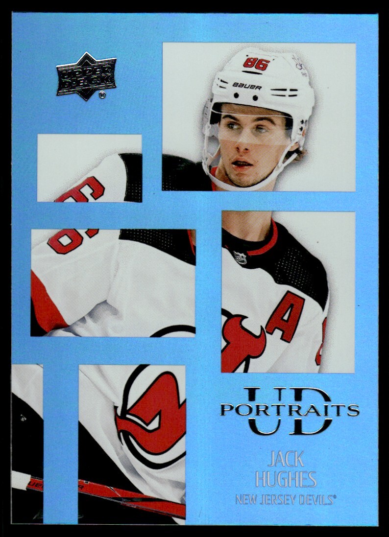2024-25 Upper Deck UD Portraits Jack Hughes New Jersey Devils #P-9