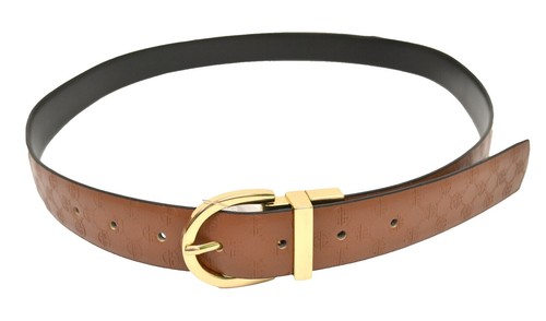 Fahrenheit NY Connie Bates Black Leather Belt Womens Medium  display picture 1
