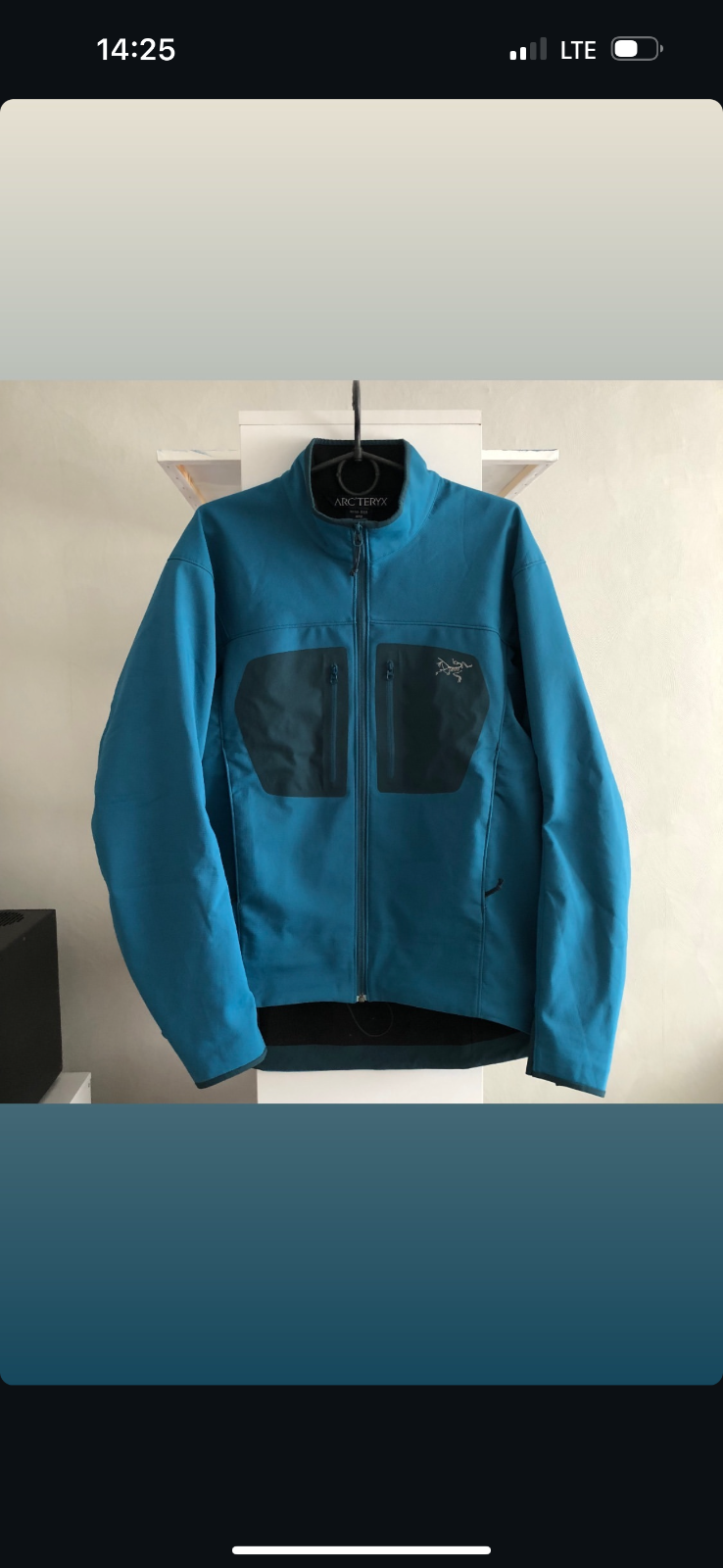 ARC'TERYX Arcteryx Vintage Gamma Soft shell aqwa blu raro medio uomo