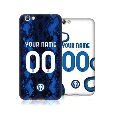 PERSONALISIERTE INTER MILAN 2021/22 CREST KIT GEL HANDYHÜLLE FÜR OPPO HANDYS