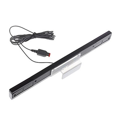 1x MOTION SENSOR BAR For Wii Wii U Wired IR Infrared Inductor Remote ☆ O6C6 - Picture 3 of 10