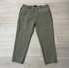 34 Heritage Mens Formia Elastic Waist Chino Pant Soft Touch Drawstring Size 40