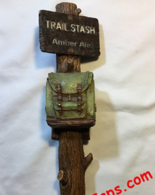 AB Trail Stash Ale Backpack Beer Tap Handle  Hiking camping Sasquatch