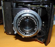 1951 Wester Anastigmat 75mm f/3.5 camera  Weston Master ll Light Meter