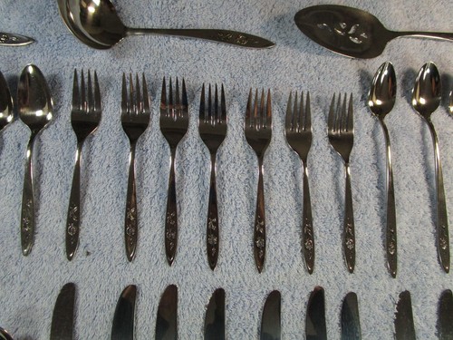 Oneida Community Edelstahl My Rose 39-teiliges Set 160-65J - Bild 6 von 15
