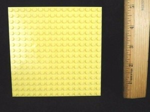 yellow lego baseplate