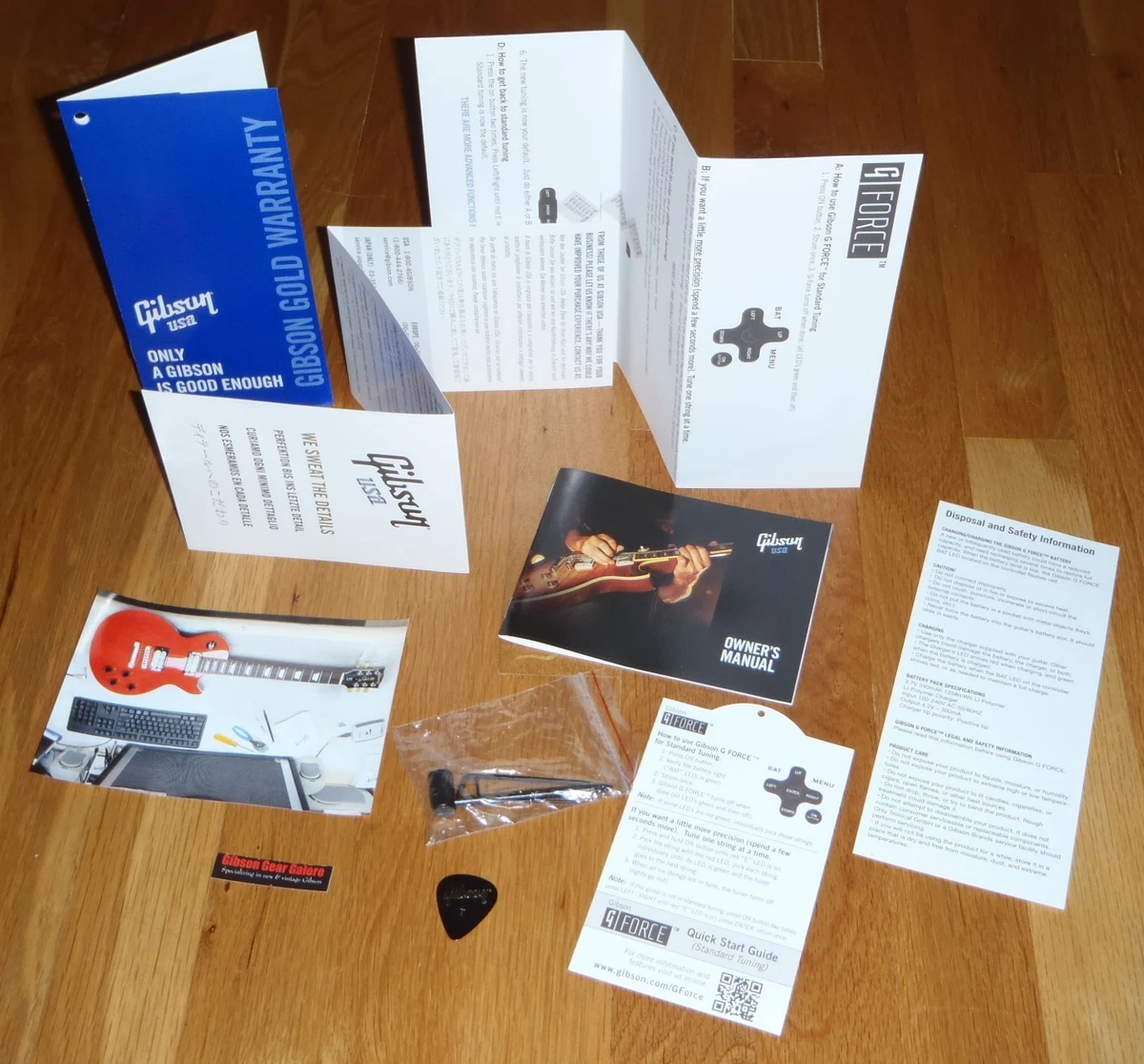 Gibson g on sale force tuner manual