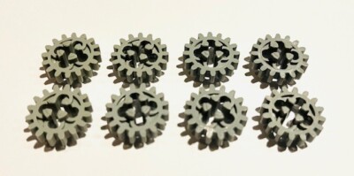 Lego Technik Technic 4019 hellgrau Zahnrad 16 Zähne 8 Stück