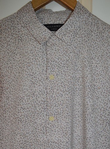 All Saints Men's 'WASCO' Animal Print Hawaiian Shirt - XS - NEW - Picture 7 of 8
