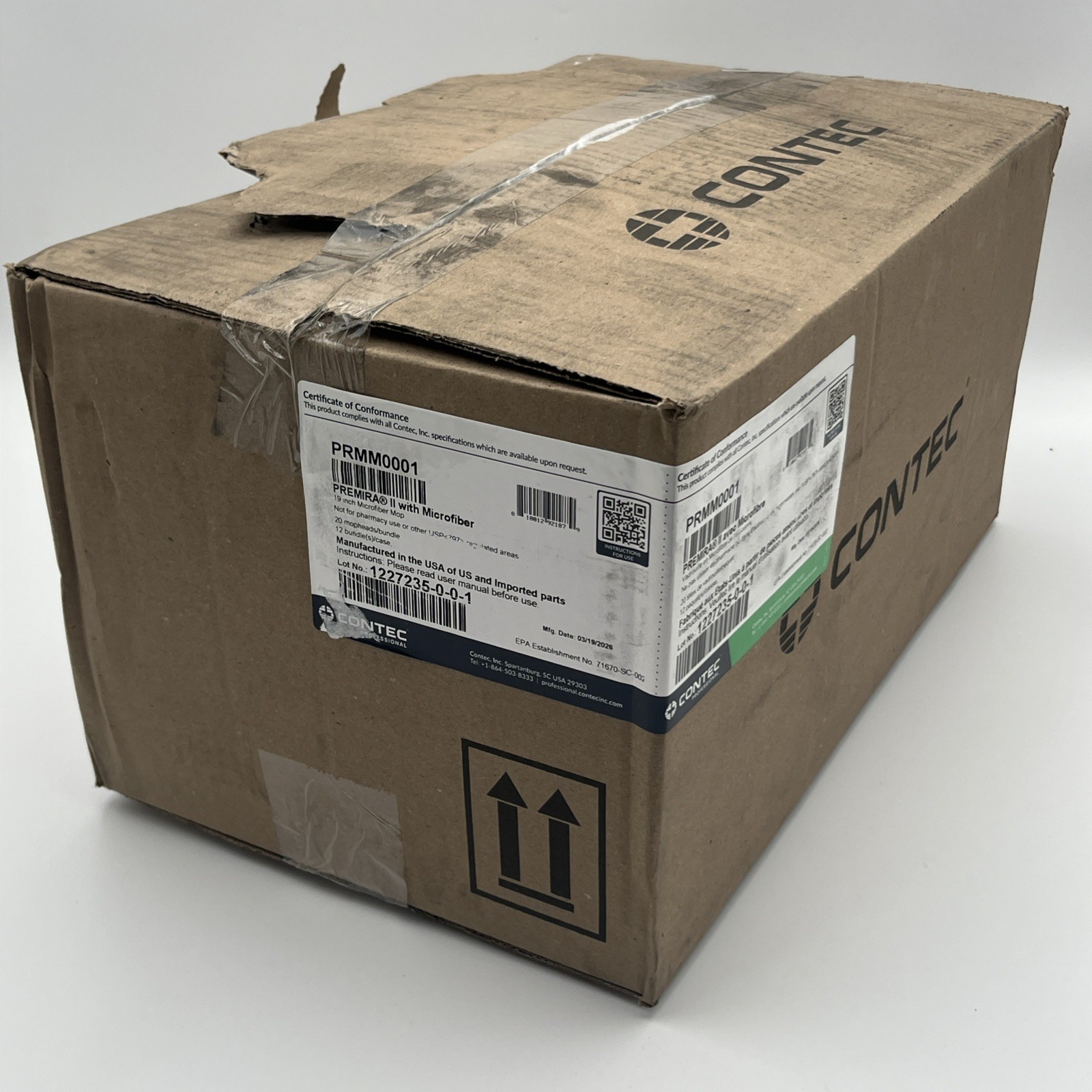 NEW!! PREMIRA Ii Disposable Microfiber Floor Pad - PRMM0001 - 240 per Case
