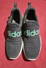 Size 9- Adidas Lite Racer Adapt 4.0 Black  Green Casual Running