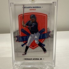 2021 Panini Chronicles - America's Pastime Ronald Acuña Jr. #83 Red /75