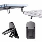 Adjustable Portable Laptop Stand - Foldable Self-Adhesive Keyboard Riser
