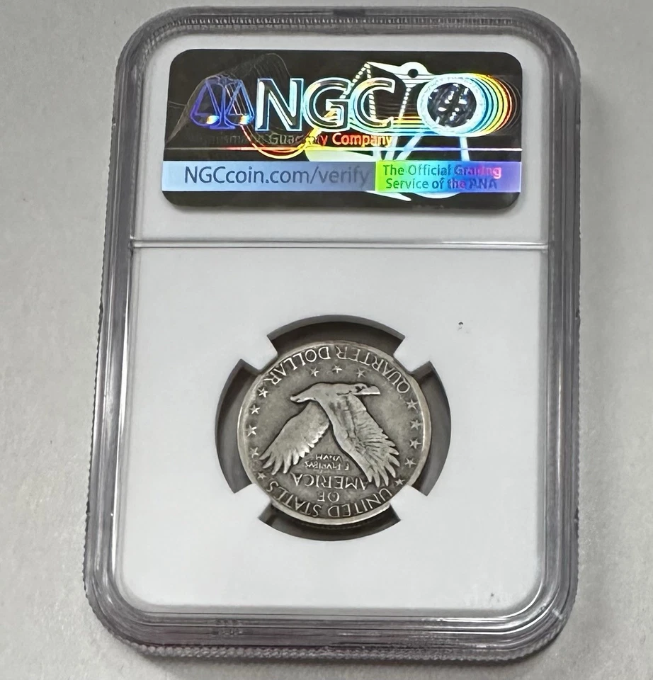 1919-S 25C NGC VF20 Standing Liberty Quarter - Image 2 of 2