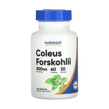 Coleus Forskohlii Capsules 60 Count 500 Mg by Nutricost