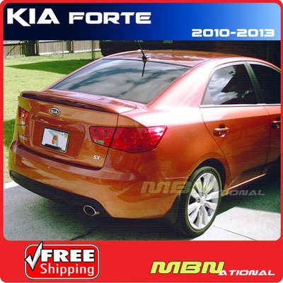 Trunk Spoiler For 2010-2013 KIA Forte Sedan Painted ABS DO METAL BRONZE