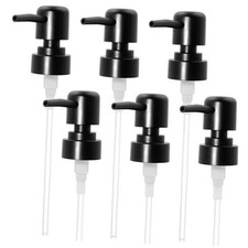 Pcs Soap Dispenser Pump Head Replacement Set,Reusable Hand Soap 6 Black