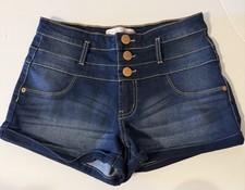 No Boundaries NoBo Women s Size 9 Blue Shorts Casual Stretch NWOT
