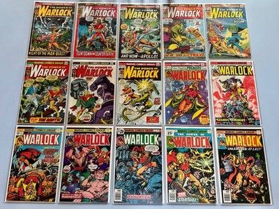 WARLOCK COMPLETE RUN OF 15: 1,2,3,4,5,6,7,8,9,10,11,12,13,14,15 MID/HIGH GRADE