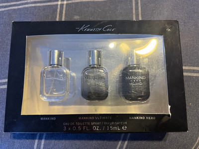 Kenneth Cole Men's 3-Pc. EDT Travel Set -Mankind, Ultimate & Hero 0.5 Fl.Oz Ea