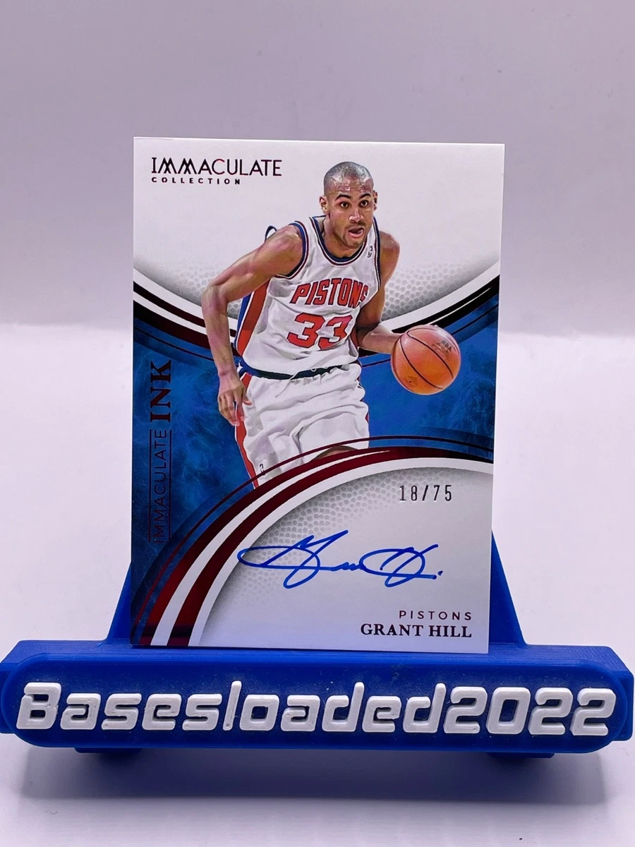 Panini Grant Hill Basketball Original Autographed Sports Trading