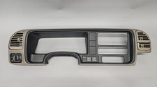 1995-1999 Chevy Gmc Ck Pickup Tahoe Suburban Radio Cluster Dash Bezel Trim Tan 1995-1999 Chevy Gmc Ck Pickup Tahoe Suburban Radio Cluster Dash Bezel Trim Tan