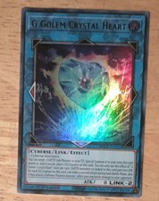 G Golem Crystal Heart BLCR-EN042 1st Edition Never Been Played