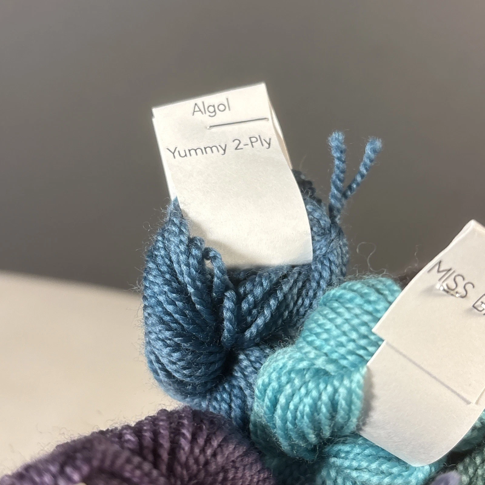 Miss Babs Yummy 2-Ply Mini Bundle SOMEDAY 100% Merino Wool Yarn Hand Dyed in USA image 9