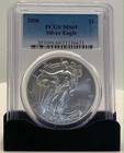 2008 American Silver Eagle Coin - PCGS MS69