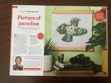 Cockatiel Silhouette Cross Stitch Chart **from a magazine**