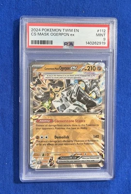 cornerstone mask ogerpon ex pokemon card value Cornerstone Mask Ogerpon ex 112/167 Twilight Masquerade (#001) main image 0